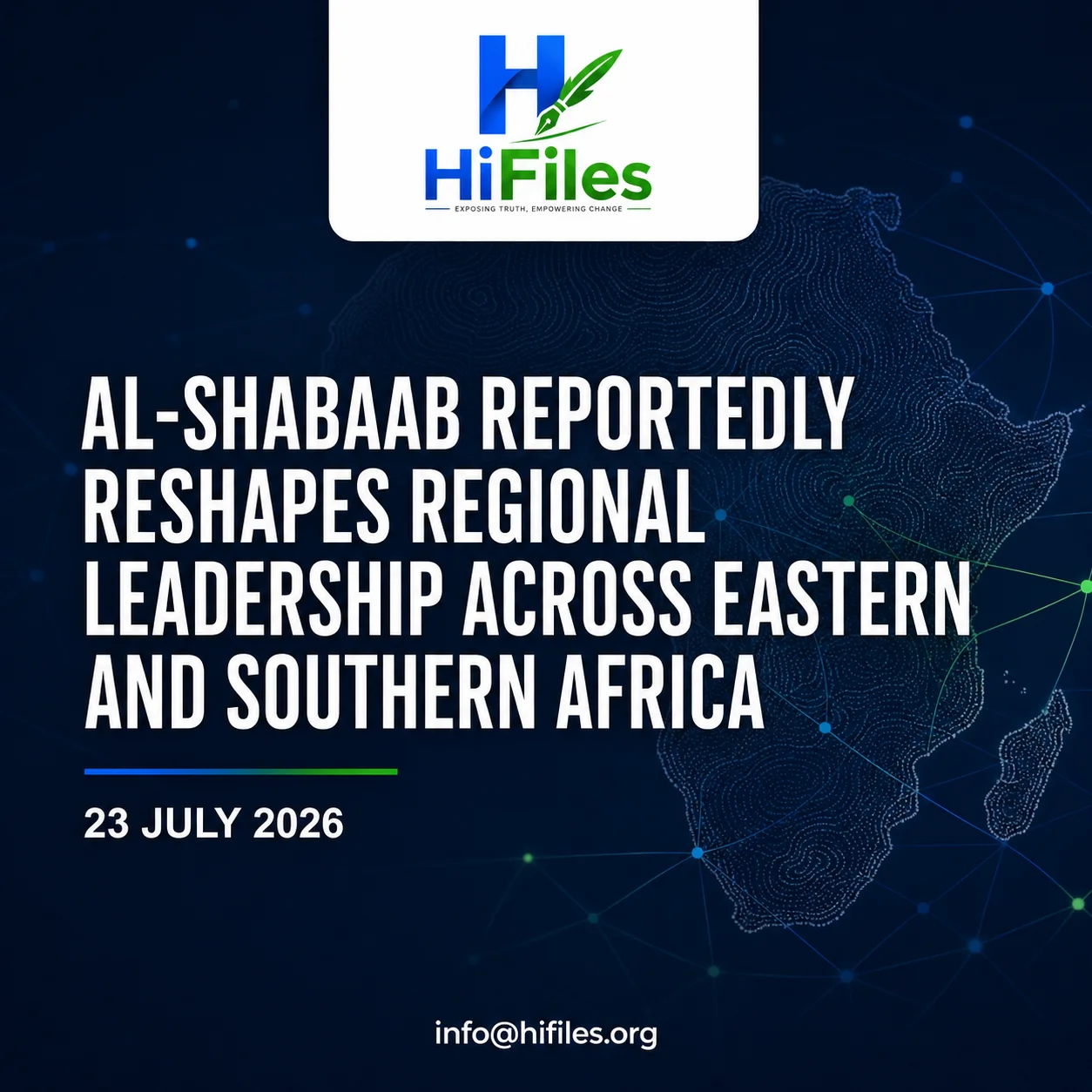 𝐀𝐥-𝐒𝐡𝐚𝐛𝐚𝐚𝐛 𝐑𝐞𝐩𝐨𝐫𝐭𝐞𝐝𝐥𝐲 𝐑𝐞𝐬𝐡𝐚𝐩𝐞𝐬 𝐑𝐞𝐠𝐢𝐨𝐧𝐚𝐥 𝐋𝐞𝐚𝐝𝐞𝐫𝐬𝐡𝐢𝐩 𝐚𝐬 𝐈𝐭 𝐒𝐞𝐞𝐤𝐬 𝐖𝐢𝐝𝐞𝐫 𝐀𝐟𝐫𝐢𝐜𝐚𝐧 𝐂𝐨𝐧𝐧𝐞𝐜𝐭𝐢𝐨𝐧𝐬